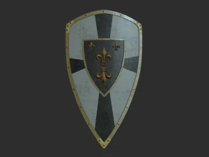 medieval shields pack 3D Model