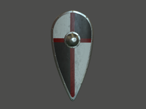 medieval shields pack 3D Model