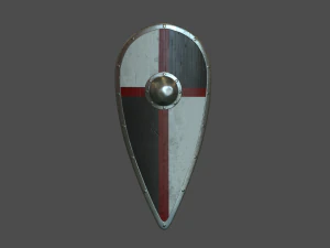 medieval shields pack 3D Model