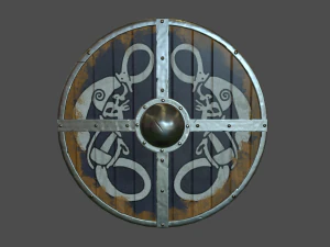 medieval shields pack 3D Model