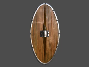 medieval shields pack 3D Model