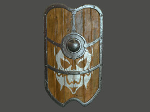 medieval shields pack 3D Model