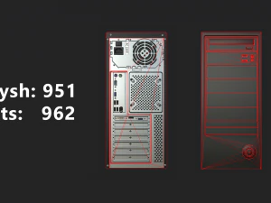 desktop computer 3D Model