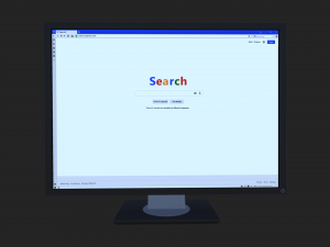 pc monitor Modelo 3D