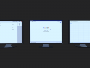 pc monitor Modelo 3D