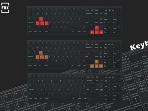 Tastatur 3D Modell