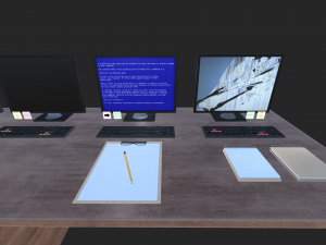computer set 3D Model