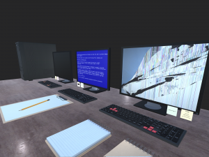 computer set 3D Model