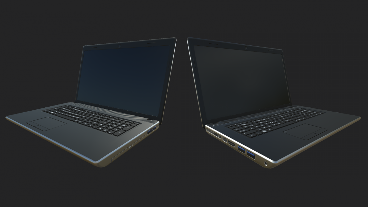 Laptop 3d Model In Computer 3dexport