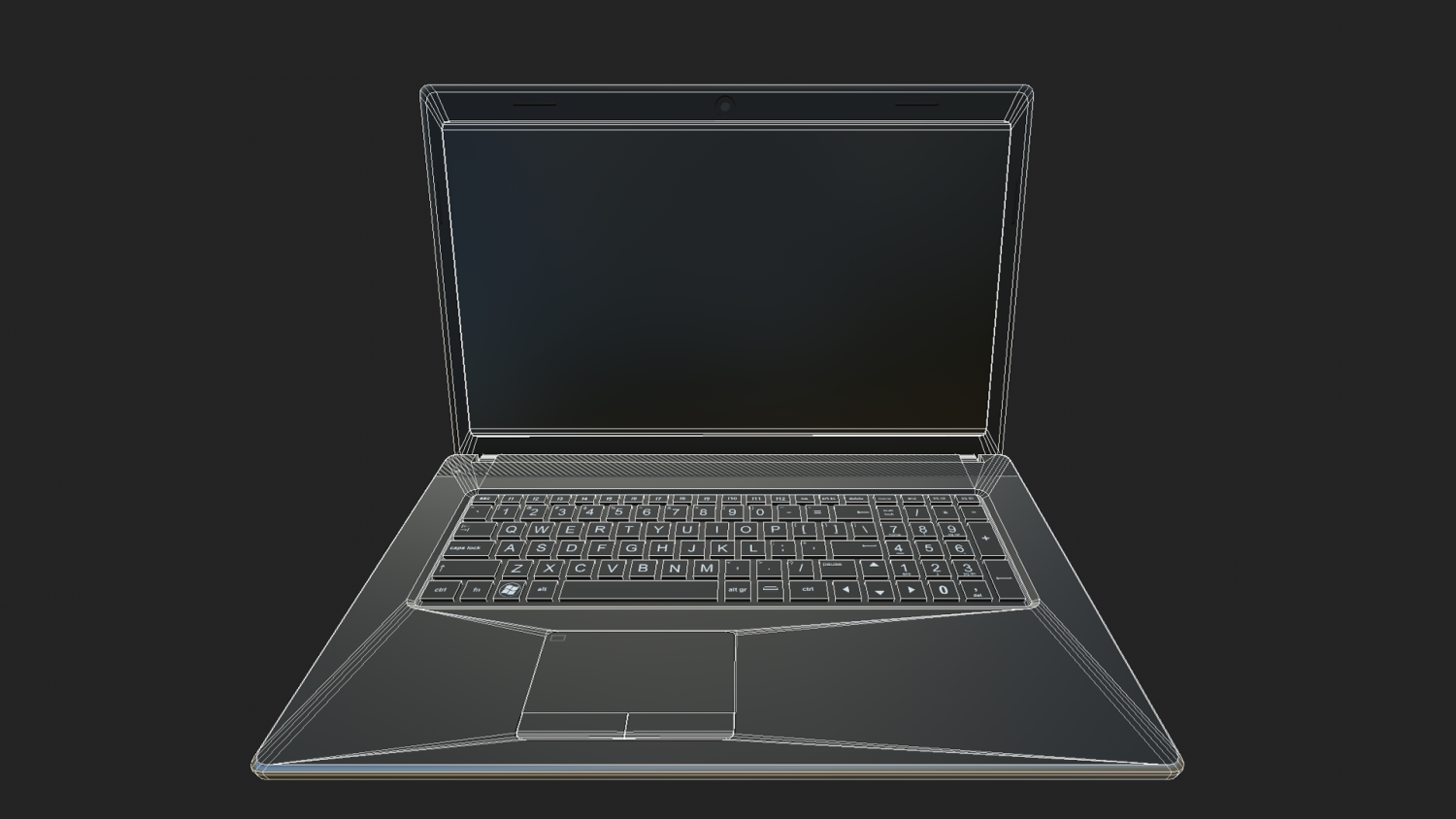 Laptop 3d Model In Computer 3dexport