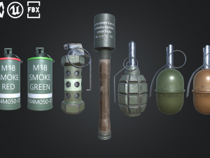 grenade pack 3D Model