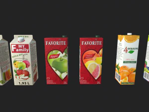 ジュース 3Dモデル