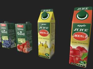 ジュース 3Dモデル