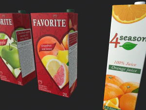 ジュース 3Dモデル