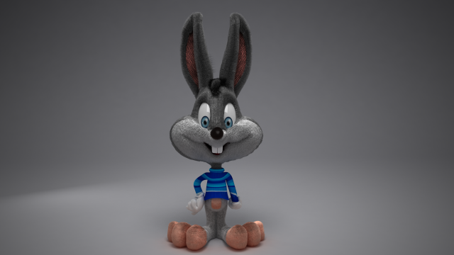 bunny rabbit 3D Модель .c4d .max .obj .3ds .fbx .stl .blend 