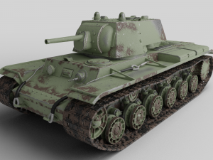 kv-1 soviet tank 3D Модель