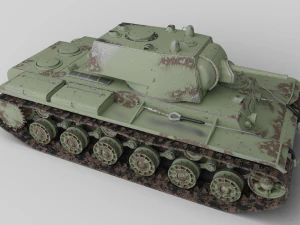 kv-1 soviet tank 3D Model