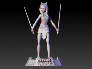 ahsoka tano Modelo de impresión 3D