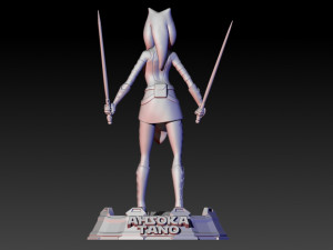 ahsoka tano Modèles 3D en vedette