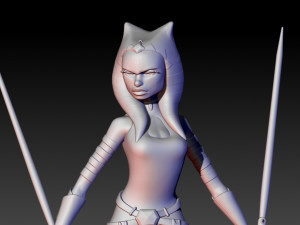 ahsoka tano Modèles 3D en vedette