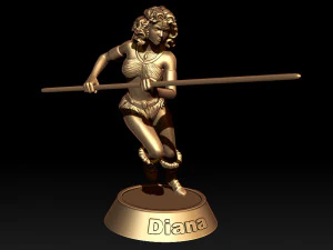 diana the acrobat 3D Print Model