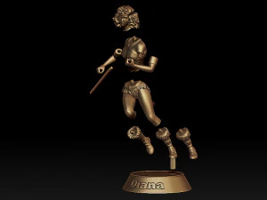 diana the acrobat 3D Print Model