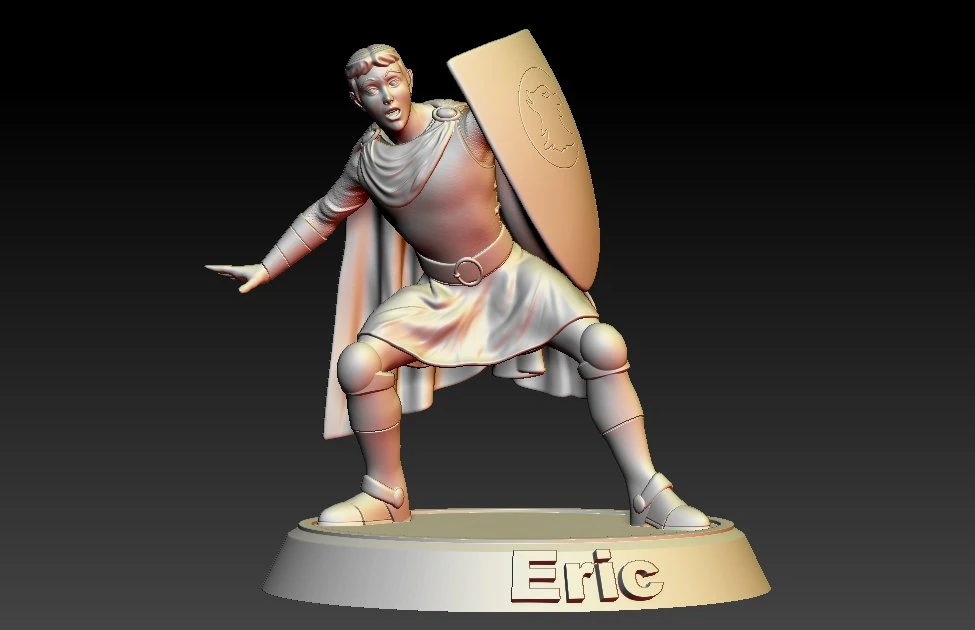 eric the cavalier 3D Print Model .c4d .max .obj .3ds .fbx .stl .blend 