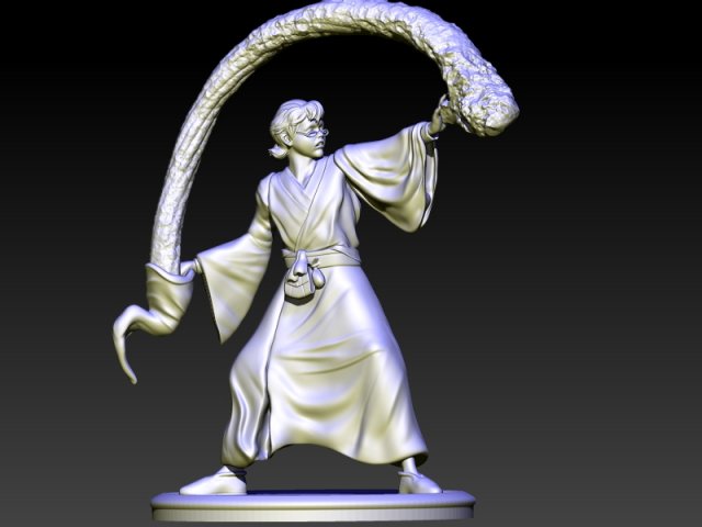 presto the magician 3D Print Model .c4d .max .obj .3ds .fbx .stl .blend 