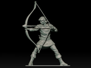 hank the archer Modèles 3D en vedette