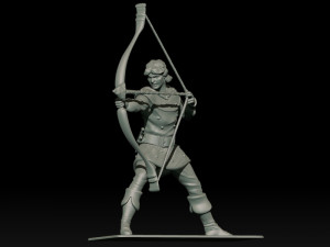 hank the archer 3D प्रिंट मॉडल