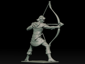 hank the archer 3D प्रिंट मॉडल