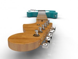 electric guitar 3D Model