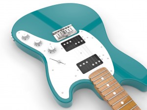 electric guitar 3D Model