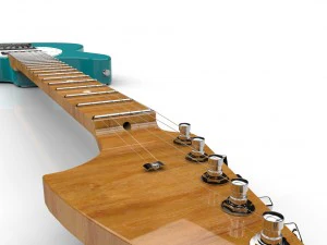 electric guitar 3D Model