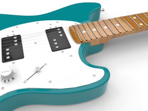 electric guitar 3D Model