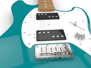 electric guitar 3D Model