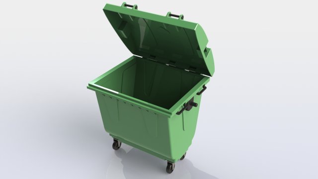 garbage dumpster 3D Model .c4d .max .obj .3ds .fbx .stl .blend 