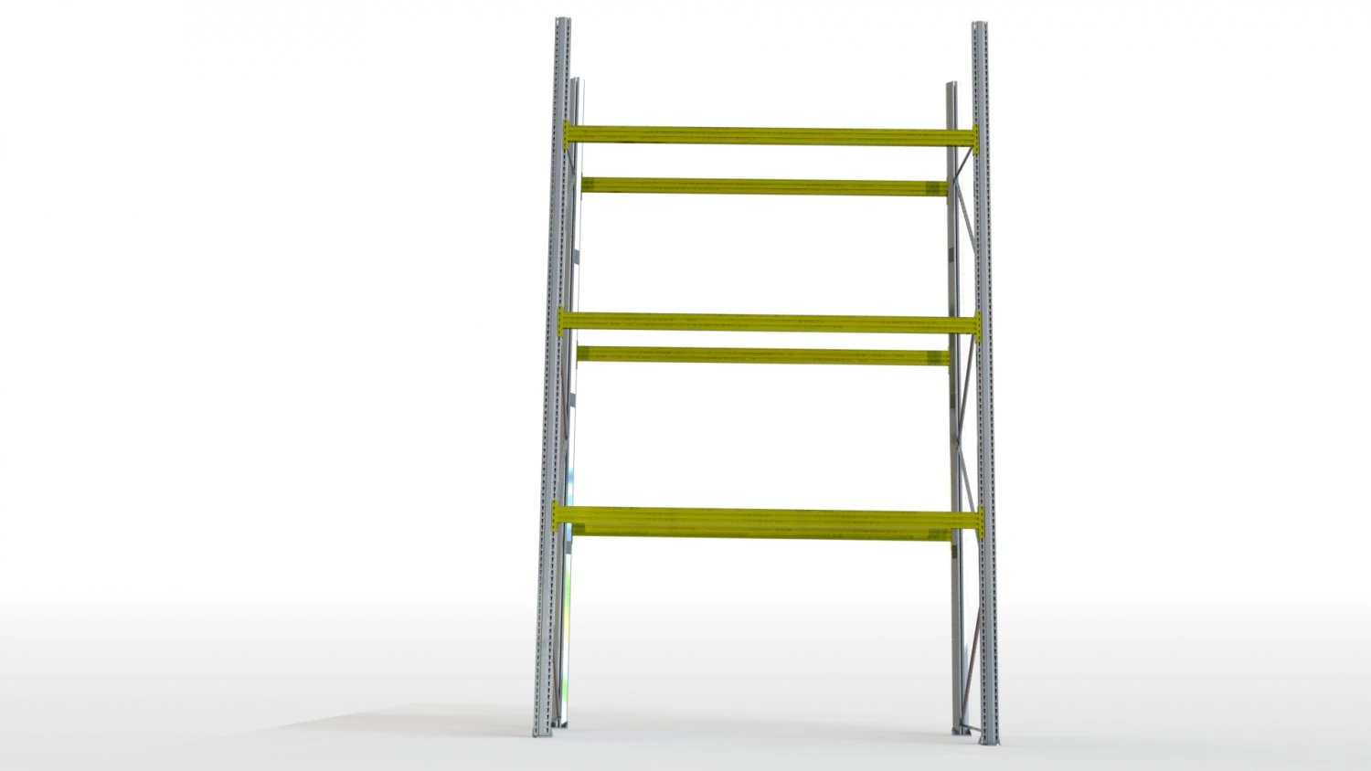 warehouse rack 3D Model .c4d .max .obj .3ds .fbx .stl .blend 