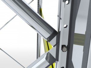 warehouse rack Modèle 3D