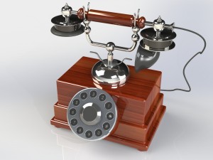 retro style phone 3D Model