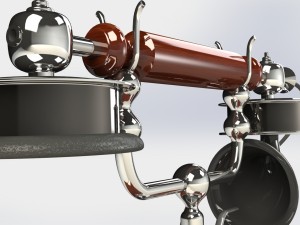retro style phone Model 3D
