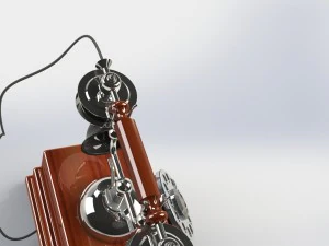 retro style phone 3D Model