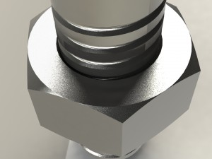 bolt and nut Modèle 3D