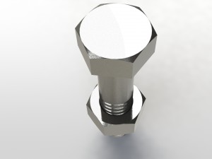 bolt and nut Modèle 3D