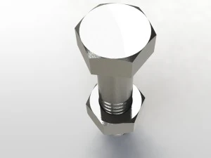 bolt and nut 3D Model