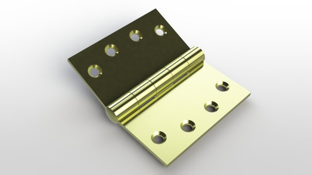 door hinge 3D 模型 .c4d .max .obj .3ds .fbx .stl .blend 