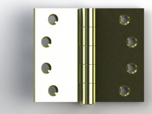 door hinge 3D 模型