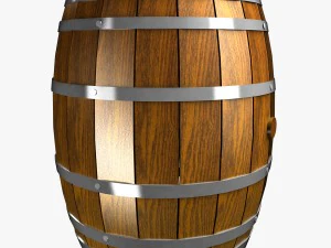 barril de vino Modelo 3D