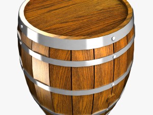 wine barrel 3D मॉडल