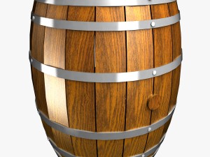 wine barrel 3D मॉडल